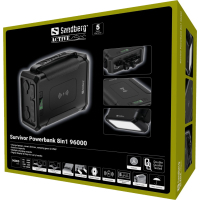Батарея універсальна Sandberg 96000mAh, Survivor, DC/84W, PD/60W, Cigar Lighter 180W, Wireless, LiFePo4 (420-78) Diawest