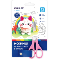 Ножиці Kite дитячі для шульги рожевий, 12 см (K-149-1) Diawest