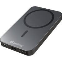 Батарея універсальна Sandberg 5000mAh 20W Magnetic Wireless Qi 15W (420-96) Diawest