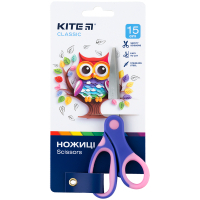 Ножиці Kite дитячі Classic блакитний-рожевий 15 см (K-126-1) Diawest