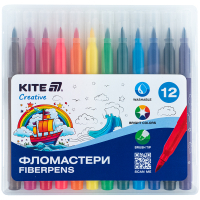 Фломастери Kite Creative пензлики 12 кольорів (K-1150) Diawest