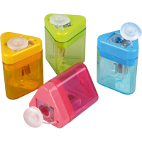 Точилка Kum Тригранна пластикова з контейнером Mini-Tri (Mini-Tri K1 Pop) (продається по 24 шт) Diawest