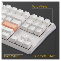Клавіатура Ducky One 3 TKL Cherry MX Silent Red RGB UA USB White (DKON2187ST-SUAPXPWWWSC1) Diawest