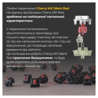 Клавіатура Ducky One 3 TKL Cherry MX Silent Red RGB UA USB White (DKON2187ST-SUAPXPWWWSC1) Diawest