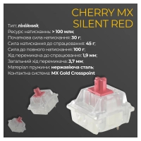 Клавіатура Ducky One 3 TKL Cherry MX Silent Red RGB UA USB White (DKON2187ST-SUAPXPWWWSC1) Diawest