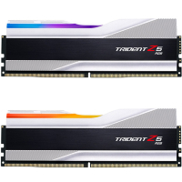 Модуль пам'яті для комп'ютера DDR5 32GB (2x16GB) 7200 MHz Trident Z5 RGB Matte White G.Skill (F5-7200J3445G16GX2-TZ5RW) Diawest