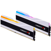 Модуль пам'яті для комп'ютера DDR5 32GB (2x16GB) 7200 MHz Trident Z5 RGB Matte White G.Skill (F5-7200J3445G16GX2-TZ5RW) Diawest