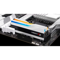 Модуль пам'яті для комп'ютера DDR5 32GB (2x16GB) 7200 MHz Trident Z5 RGB Matte White G.Skill (F5-7200J3445G16GX2-TZ5RW) Diawest