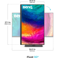 Монітор BenQ PD2706QN Grey Diawest