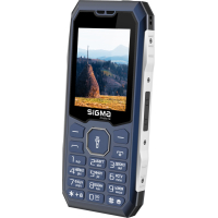 Мобільний телефон Sigma X-style 341 BRO Type-C Blue (4827798368428) Diawest