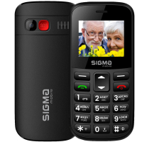 Мобільний телефон Sigma Comfort 50 EASY TYPE-C Black (4827798585214) Diawest