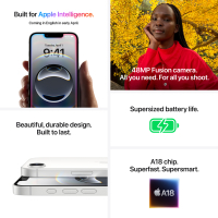 Мобільний телефон Apple iPhone 16e 128GB Black (MD1Q4) Diawest