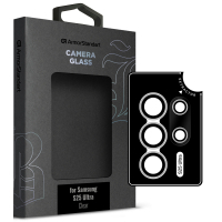 Скло захисне Armorstandart Camera Supreme BI Samsung S25 Ultra Black Clear (ARM83223) Diawest