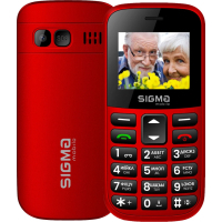 Мобільний телефон Sigma Comfort 50 EASY TYPE-C Red (4827798585221) Diawest