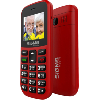 Мобільний телефон Sigma Comfort 50 EASY TYPE-C Red (4827798585221) Diawest