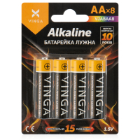 Батарейка AA LR6 Alkaline 8pcs Blister Vinga (VJABAA8) Diawest