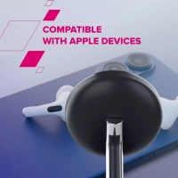 Зарядний пристрій Canyon wireless charger WCS-205 15W Qi2 2in1 White (CNS-WCS205W) Diawest