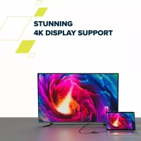 Концентратор Canyon hub DS-4 3in1 USB-C Grey (CNS-TDS4) Diawest