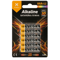 Батарейка AAA LR03 Alkaline 12pcs Blister Vinga (VJABAAA12) Diawest