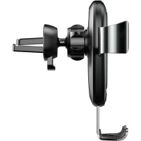 Універсальний автотримач Baseus Metal Gravity with technology Qi 10W (WXYL-B0A) Diawest