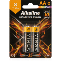 Батарейка AA LR6 Alkaline 2pcs Blister Vinga (VJABAA2) Diawest