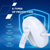 Зарядний пристрій Canyon wireless charger WS-105 15W Qi2 White (CNS-WCS105W) Diawest