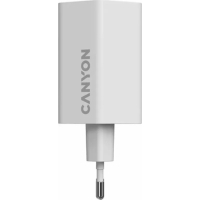 Зарядний пристрій Canyon HEXAGON 65 GaN 65W 2xPD 1xQC EU White (CND-CHAHEX65W) Diawest