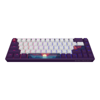 Клавіатура Dark Project Sunrise PBT RGB Mech G3MS Sapphire USB Violet/White (DPP68_GSH_SUNR_ANSI_UA) Diawest