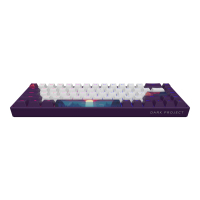 Клавіатура Dark Project Sunrise PBT RGB Mech G3MS Sapphire USB Violet/White (DPP68_GSH_SUNR_ANSI_UA) Diawest