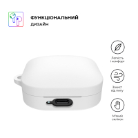 Чохол для навушників Armorstandart Hang Case для Xiaomi Redmi Buds 6 Active White (ARM81091) Diawest