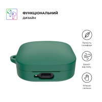 Чохол для навушників Armorstandart Hang Case для Xiaomi Redmi Buds 6 Active Green (ARM81093) Diawest