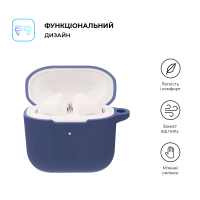 Чохол для навушників Armorstandart Hang Case для Xiaomi Redmi Buds 3 Navy Blue (ARM67080) Diawest