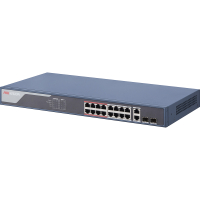 Комутатор мережевий Hikvision DS-3E1318P-EI(B) Diawest