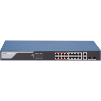 Комутатор мережевий Hikvision DS-3E1318P-EI(B) Diawest