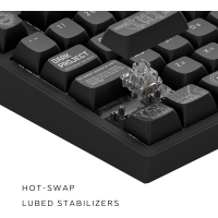 Клавіатура Dark Project ALU81 Terra Nova PBT RGB Mech G3MS Moonstone Black (DPKB_NOVA_81_ANSI_BLACK_UA) Diawest