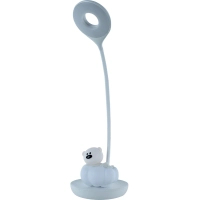 Настільна лампа Kite Cloudy Bear LED з акумулятором, блакитна (K24-493-2-3) Diawest