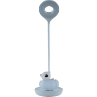 Настільна лампа Kite Cloudy Bear LED з акумулятором, блакитна (K24-493-2-3) Diawest