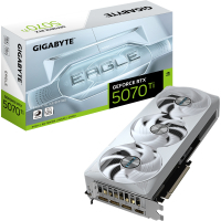 Відеокарта GIGABYTE GeForce RTX5070 Ti 16GB EAGLE OC ICE SFF (GV-N507TEAGLEOC ICE-16GD) Diawest