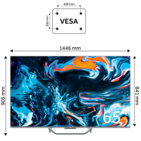 Телевізор Haier H65Q800UX Diawest