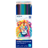Олівці кольорові Kite Classic двосторонні, 12 кольорів (K-054) Diawest