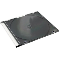 Бокс для диска CD/DVD Slimcase Black 200шт Verbatim (49979) Diawest