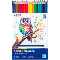 Олівці кольорові Kite Classic 18 кольорів (K-052) Diawest