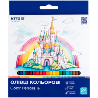 Олівці кольорові Kite Classic 24 кольори (K-055) Diawest