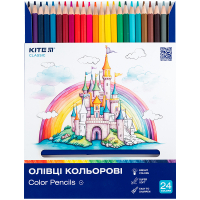 Олівці кольорові Kite Classic 24 кольори (K-055) Diawest