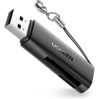 Зчитувач флеш-карт Ugreen USB 3.0 Type-A for 2xSD 5Gb CM264 (60722) Diawest