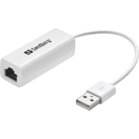Перехідник USB 2.0 Type-A to Ethernet RJ45 100Mb Sandberg (133-78) Diawest