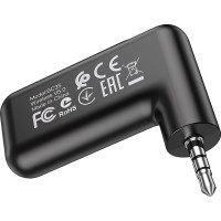 FM модулятор BOROFONE BC35 Wideway car AUX BT receiver Black (BC35B) Diawest