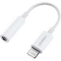 Перехідник Lightning to 3.5 mm 0.1m Headphone Jack Adapter Model US212 white Ugreen (30759) Diawest