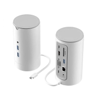 Концентратор Vention USB3.1 Type-C to HDMI/VGA/USB3.0x3/RJ45/SD/TF/TRRS 3.5m/PD/DC100W12-in-1 (TPHWC-EU) Diawest