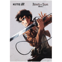 Блокнот Kite Attack on Titan A5, 50 аркушів, клітинка (AT25-194) Diawest